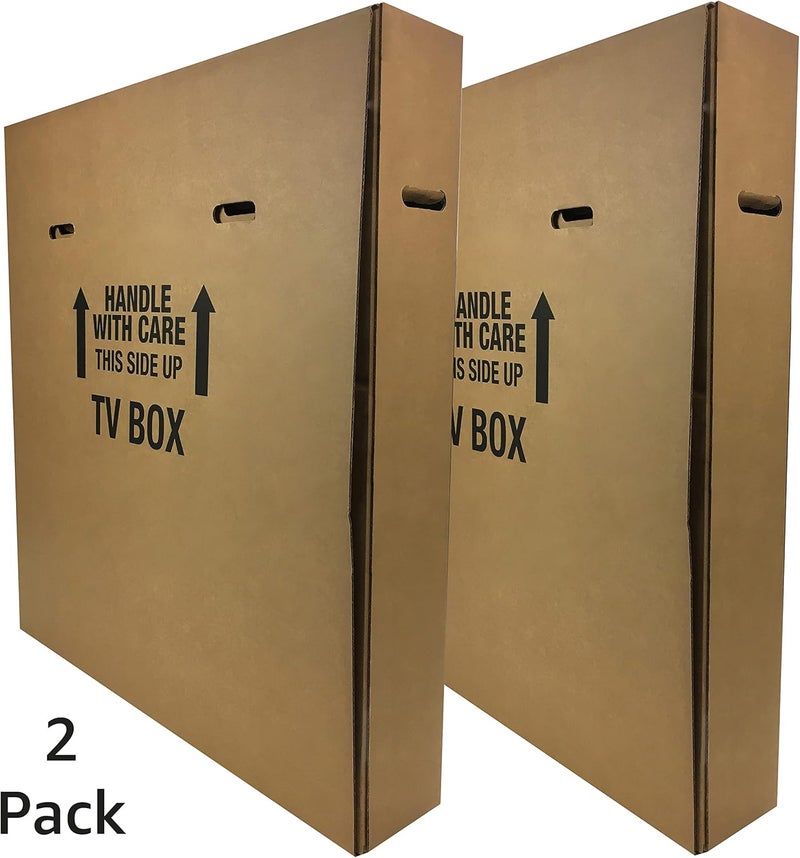 UOFFICE Moving Boxes Bundle - Adjustable Flat Screen TV Boxes (2-Pack) For Packing, Moving & Storage - Image 3